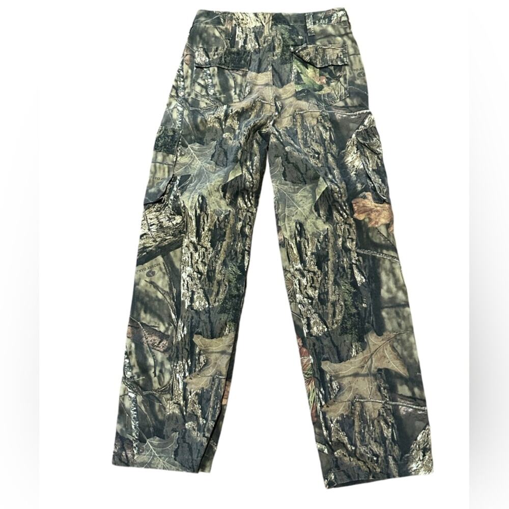 Mossy Oak Youth Size 18 XXL (29 x 30) Camo Cargo Pants - Picture 2 of 8